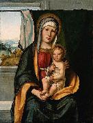 BOCCACCINO, Boccaccio Virgin and Child painting